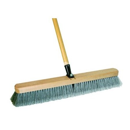 S.M. Arnold BROOM GREY FLAGGED W/HNDL BRACE 18" AR92-311